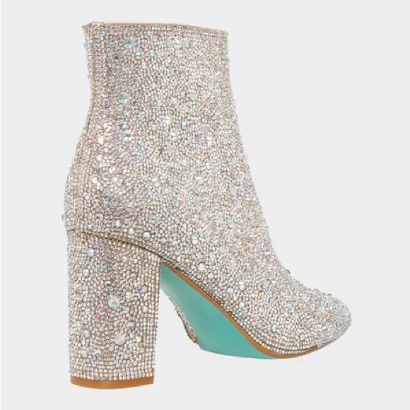 Betsy Johnson CADY Rhinestones bootie NIB - Picture 5 of 14